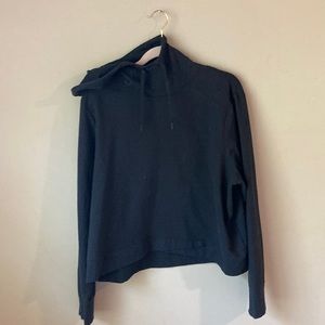 All in motion womens scuba neck cropped sweatshirt